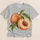 Peach Fruit Botanical Still Life for Summer Picnics and Everyday Casual Outings All-over Print Unisex T-shirt - 5