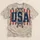 Vintage Red White And Blue USA Stars And Bows For Summer Celebrations And Casual Wear All-over Print Unisex T-shirt - 5