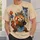 Red Panda Sushi Chef Holding Sushi Roll for Casual Streetwear and Foodie Fans Everyday All-over Print Unisex T-shirt - 6