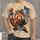 Red Panda Sushi Chef Holding Sushi Roll for Casual Streetwear and Foodie Fans Everyday All-over Print Unisex T-shirt - 1