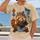 Red Panda Sushi Chef Holding Sushi Roll for Casual Streetwear and Foodie Fans Everyday All-over Print Unisex T-shirt - 2