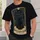 Black Cat Beneath Starlit Boughs for Tarot Lovers and Cozy Everyday Streetwear Style All-over Print Unisex T-shirt - 6
