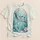 Manta Ray And Cherry Blossoms Underwater Scene For Coastal Everyday Adventures All-over Print Unisex T-shirt - 5