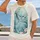 Manta Ray And Cherry Blossoms Underwater Scene For Coastal Everyday Adventures All-over Print Unisex T-shirt - 2