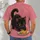 Black Kitten Chasing Crispy Shrimp for Playful Everyday Cat Lover Style All-over Print Unisex T-shirt - 4