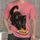 Black Kitten Chasing Crispy Shrimp for Playful Everyday Cat Lover Style All-over Print Unisex T-shirt - 1