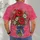 Red Daisy Bouquet in Starry Blue Bow Jar for Casual Floral Style and Everyday Wear All-over Print Unisex T-shirt - 4
