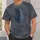 Two Blue Denim Cats With Heart Motif for Casual Everyday Wear and Cat Lovers of All Ages All-over Print Unisex T-shirt - 6