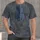 Two Blue Denim Cats With Heart Motif for Casual Everyday Wear and Cat Lovers of All Ages All-over Print Unisex T-shirt - 1