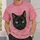 Black Cat Face for Everyday Streetwear and Casual Weekend Style for Cat Lovers All-over Print Unisex T-shirt - 6