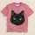Black Cat Face for Everyday Streetwear and Casual Weekend Style for Cat Lovers All-over Print Unisex T-shirt - 5
