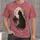 Black Cat Moon Cherry Blossoms for Cozy Everyday Outings and Relaxed Weekends All-over Print Unisex T-shirt - 1