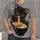 Black Kitten Eating Ramen for Cozy Everyday Style and Casual Food Lovers All-over Print Unisex T-shirt - 1
