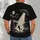 UFO Abduction Night Scene for Stargazing, Camping, and Retro Outdoor Adventures All-over Print Unisex T-shirt - 4