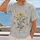 Golden Moonlit Bloom for Calm Everyday Outings and Nature Lovers All-over Print Unisex T-shirt - 2