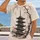 Japanese Pagoda and Cherry Blossoms for Calm Everyday Streetwear and Culture Lovers All-over Print Unisex T-shirt - 2