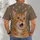 Surprised Orange Tabby Cat for Casual Weekend Style and Everyday Cat Lover Gifts All-over Print Unisex T-shirt - 4