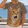 Surprised Orange Tabby Cat for Casual Weekend Style and Everyday Cat Lover Gifts All-over Print Unisex T-shirt - 2