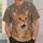Surprised Orange Tabby Cat for Casual Weekend Style and Everyday Cat Lover Gifts All-over Print Unisex T-shirt - 6