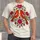 Folk Art Lovebirds and Wildflowers for Everyday Bohemian Style and Nature-Loving Teens All-over Print Unisex T-shirt - 1