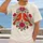 Folk Art Lovebirds and Wildflowers for Everyday Bohemian Style and Nature-Loving Teens All-over Print Unisex T-shirt - 2