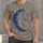 Blue Crescent Moon And Starry Night For Everyday Casual Celestial Style Lovers All-over Print Unisex T-shirt - 1