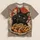 Black Cat With Takoyaki Japanese Street Food for Casual Days and Everyday Cat Lovers All-over Print Unisex T-shirt - 5