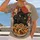 Black Cat With Takoyaki Japanese Street Food for Casual Days and Everyday Cat Lovers All-over Print Unisex T-shirt - 2