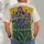 Purple Iris Garden with Golden Ochre Fields for Creative Everyday Style and Art Lovers All-over Print Unisex T-shirt - 4