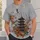 Japanese Pagoda, Maple Leaves and Crane for Autumn Outings and Everyday Wear All-over Print Unisex T-shirt - 6