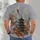 Japanese Pagoda, Maple Leaves and Crane for Autumn Outings and Everyday Wear All-over Print Unisex T-shirt - 4