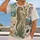 Vintage Seahorse Marine Life Collage for Coastal Adventures and Everyday Ocean Lovers All-over Print Unisex T-shirt - 2