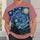 Swirling Starry Night Sky and Village Scene for Art Lovers and Casual Everyday Wear All-over Print Unisex T-shirt - 6