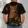 Vintage Poker-Playing Ginger Cat Scene For Casual Nights And Cat Lover Gifts All-over Print Unisex T-shirt - 4