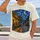 Swirling Night Cafe Street Scene For Art Lovers And Relaxed Everyday Outings Unisex All-over Print Unisex T-shirt - 2