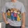 Four Cute Cats in Colorful Pajamas for Cozy Everyday Style and Cat Lover Gifts for Teens All-over Print Unisex T-shirt - 1