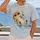 Watercolor Cat With Heart Glasses And Popsicle For Relaxed Sunny Day Adventures All-over Print Unisex T-shirt - 2