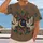 Psychedelic Moon And Dove Floral Burst For Festival Nights And Everyday Wear All-over Print Unisex T-shirt - 2