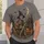 Skeleton Guitarist and Pumpkin Graveyard Scene for Halloween Nights and Autumn Fans All-over Print Unisex T-shirt - 6