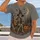 Skeleton Guitarist and Pumpkin Graveyard Scene for Halloween Nights and Autumn Fans All-over Print Unisex T-shirt - 2