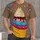 Colorful Birthday Cupcake and Confetti for Parties and Sweet Celebrations All-over Print Unisex T-shirt - 1
