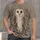 Barn Owl And Botanical Wreath For Nature Walks And Everyday Wear For Bird Lovers All-over Print Unisex T-shirt - 1