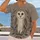 Barn Owl And Botanical Wreath For Nature Walks And Everyday Wear For Bird Lovers All-over Print Unisex T-shirt - 2