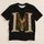 Vintage Capital M Woodland Waterfall Scene for Casual Outdoor Adventures and Everyday Wear All-over Print Unisex T-shirt - 5