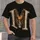 Vintage Capital M Woodland Waterfall Scene for Casual Outdoor Adventures and Everyday Wear All-over Print Unisex T-shirt - 1