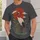 Red Sun Crane Landscape for Calm Everyday Wear and Nature Lovers All-over Print Unisex T-shirt - 6