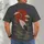 Red Sun Crane Landscape for Calm Everyday Wear and Nature Lovers All-over Print Unisex T-shirt - 4