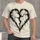 Cracked Black Heart Ink Art for Casual Streetwear and Everyday Outings All-over Print Unisex T-shirt - 1