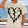 Cracked Black Heart Ink Art for Casual Streetwear and Everyday Outings All-over Print Unisex T-shirt - 2