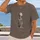 Seated Grey Alien With Daisy for Casual Streetwear and Quirky Sci-Fi Fans Everyday Style All-over Print Unisex T-shirt - 2